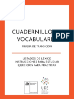 Cuadernillo Vocabulario