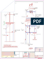 W12X45 Cantilever Beam To W10X54 Rail Beam Connection Details