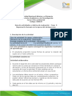 Guía de Actividades y Rúbrica de Evaluación - Unidad 2 - Fase 3 - Repensar Lo Humano en La Época Del Antropoceno