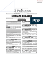 Normas Legales: Umario