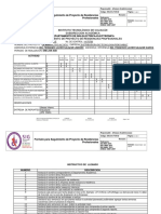 Seguimiento de Proyecto Residencias Profesionales