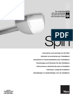 Manual - Nice MOTOTR - Spin PDF