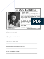 Carta de Leitor 4 Ano