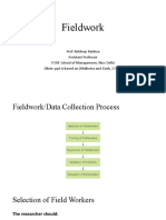 9-Fieldwork Data Collection