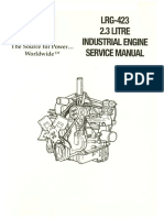 LRG-423 2.3 LITRE Industrial Engine Service Manual: Power Products