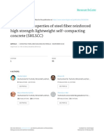 Mechanical Properties of Steel Fiber Reinforced High Strength Lightweight Self-Compacting Concrete (SHLSCC)