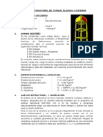 Memoria de Calculo Estructural Cisterna y Tanque Elevado