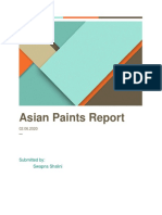 Asian Paints - ProjectReport