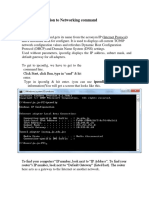 Lab 2: Introduction To Networking Command Ipconfig