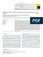 Implications of Climate Variability and Change On Urban and Human Health