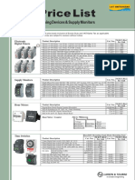 Price List: Timing Devices & Supply Monitors