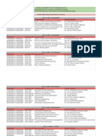 B.Sc. in ME - 1st Semester Time Span Course Code Course Name Course Teacher