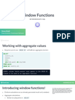 Window Functions