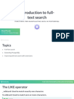 Full-Text Search and PostgresSQL Extensions PDF