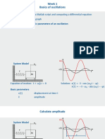 Week 1 Basics of Oscillations