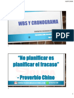 SOLMA Masterclass WBS y Cronograma