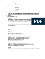 Catalogue de Formation - 2020 PDF