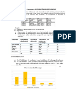 Ejercicios Distribución de Frecuencia