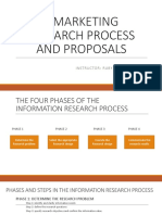 Chapter 2 MARKETING RESEARCH PROCESS AND PROPOSALS