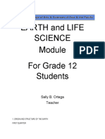 Earth and Life Science For Grade 12 Students: Sally B. Ortega Teacher