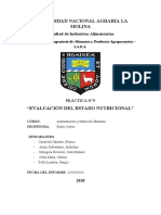 Informe 9. Evaluación Del Estado Nutricional