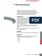 Custom Wirex® Wire-Race Bearings: Design Features