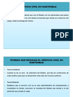 El Servicio Civil en Guatemala