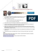 11-02-06 Sustain Technologies - Corruption of The State Courts Has Deep Roots in Los Angeles County, California