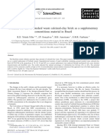 Potential For Use of Crushed Waste Calcined-Clay Brick As A Supplementary Cementitious Material in Brazil