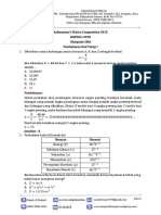 Pembahasan Soal Tahap 1 Kalphyco 2018