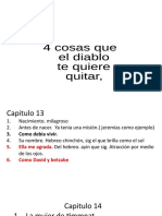 4 Cosas Que El Diablo Te Quiere Quitar