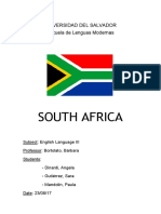 South Africa Hand Out