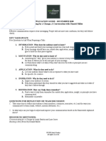 2018.12 Application Guide Communication For A Change A Conversation With Donald Miller 1