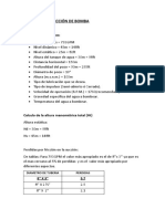 Calculo de Seleccion de Bomba