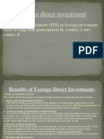 Foreign Direct Investment