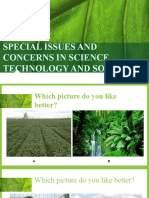 Special Issues and Concerns in Science, Technology and Society