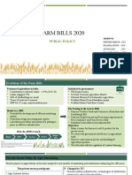 Farm Bills 2020: Public Policy