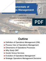 Fundamentals of Operations Management