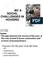 Economic & Social Challenges in Housing: Ar 174 Housing Ar. S.V. Elardo