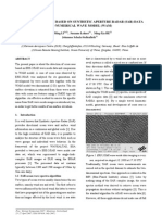 Cross Sea Detection Based On Synthetic Aperture Radar (Sar) Data and Numerical Wave Model (Wam)