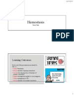 D's Notes-Hemostasis