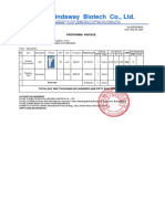 Yangzhou Kindsway Biotech Co., LTD.: Proforma Invoice