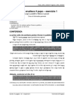 Come Ti Erudisco Il Pupo - Esercizio 1: Sommario