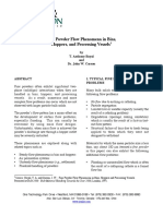 Fine Powder Flow Phenomena in Bins, Hoppers, and Processing Vessels