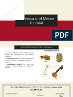 Musica en El Mexico Colonial