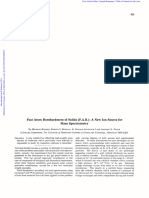 J.C.S. CHEM. COMM., 1981: Fast Atom Bombardment of Solids (F.A.B.) A New Ion Source For Mass Spectrometry