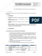 P-GF-02 Procedimiento de Seleccion y Evaluacion de Proveedores