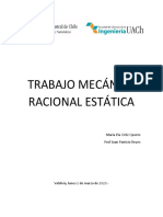 Trabajo Mecánica Racional Estática