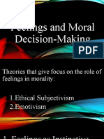 Feelings and Moral Decision-Making