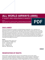 All World Airways (Awa) : It Audit and Assurance Based On Cobit 5